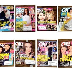 Anjelina Jolie 8 vintage star magazines excellent condition